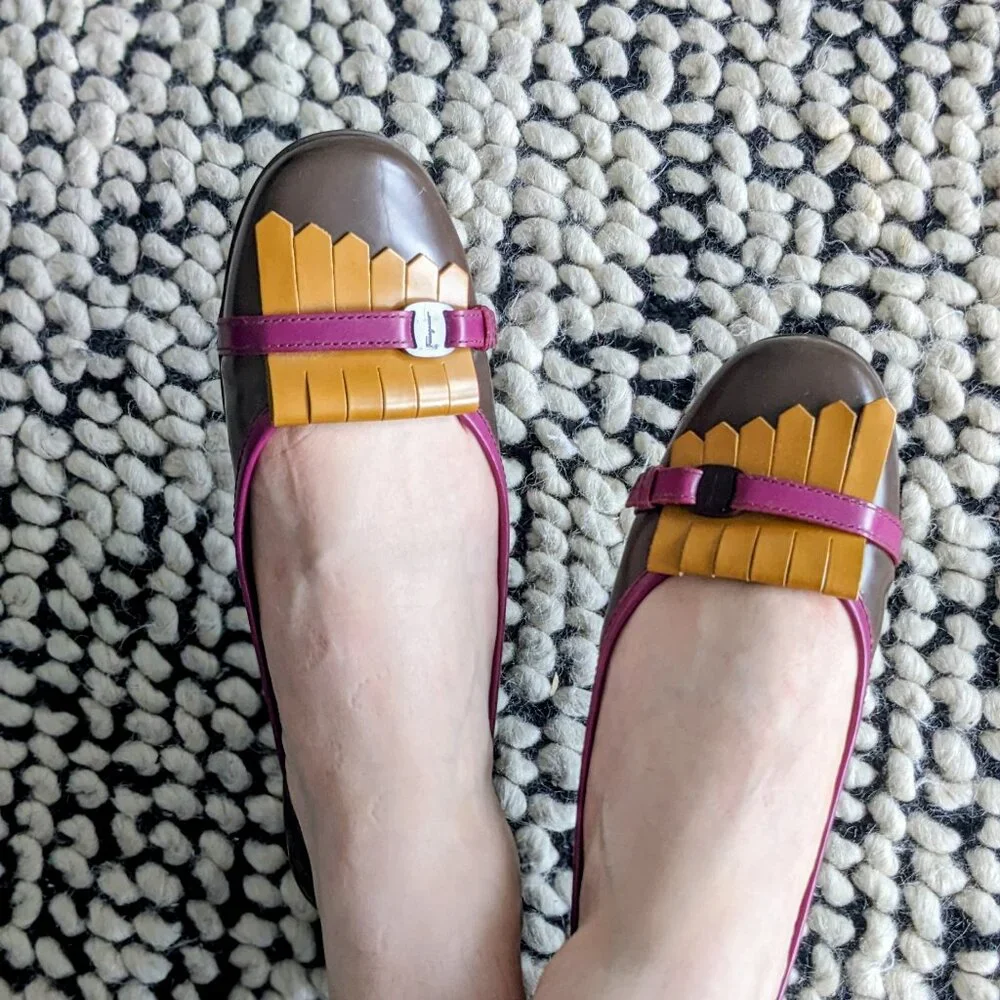 FERRAGAMO fringe flats - Picture 8 of 8